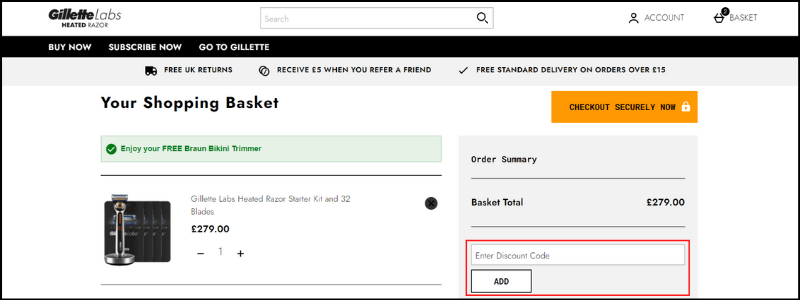 gillette-discount-code